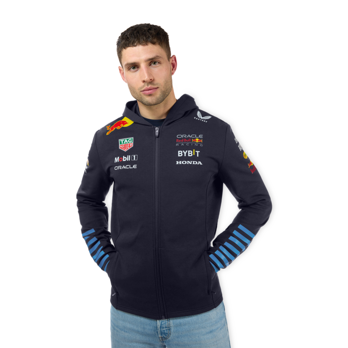 Heren - Team Full Zip Hoodie 2024 - Red Bull Racing image